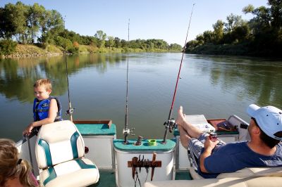 Boat Fishing for Bass